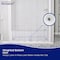 Kenney Mfg Microban Protected Heavyweight PEVA Shower Liner, 70in W x 72in H, Clear MB61168 - alternate 3